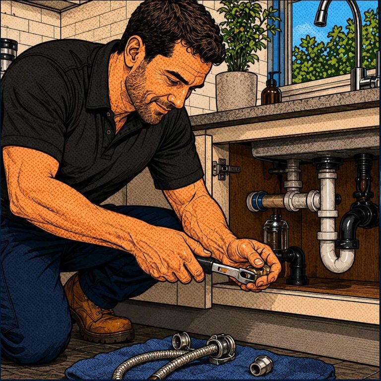 Leaking tap and mixer repair